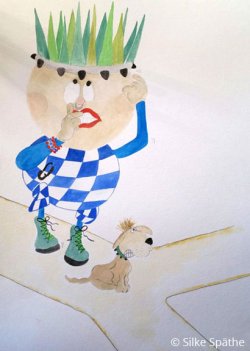 Ich bin mit Fidelix unterwegs. Welchen Weg soll ich weitergehen?